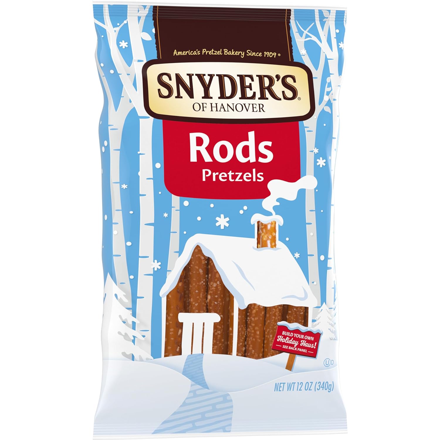 Snyder's of Hanover Pretzel Rods – Housewarming Gift for Snack Lovers, Shareable 12 oz Bag
