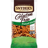 Snyder's of Hanover Gluten Free Pretzel Sticks – Portable Shareable Snack for Patio Parties and Game Night, 8 oz
