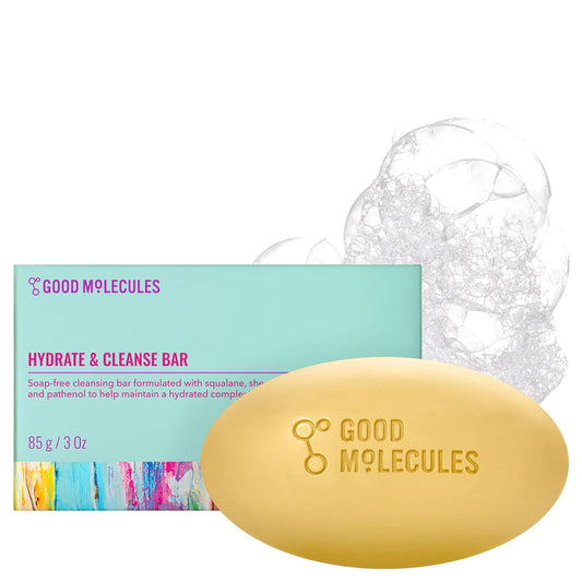 soap-free bar format that lathers without harsh surfactants
