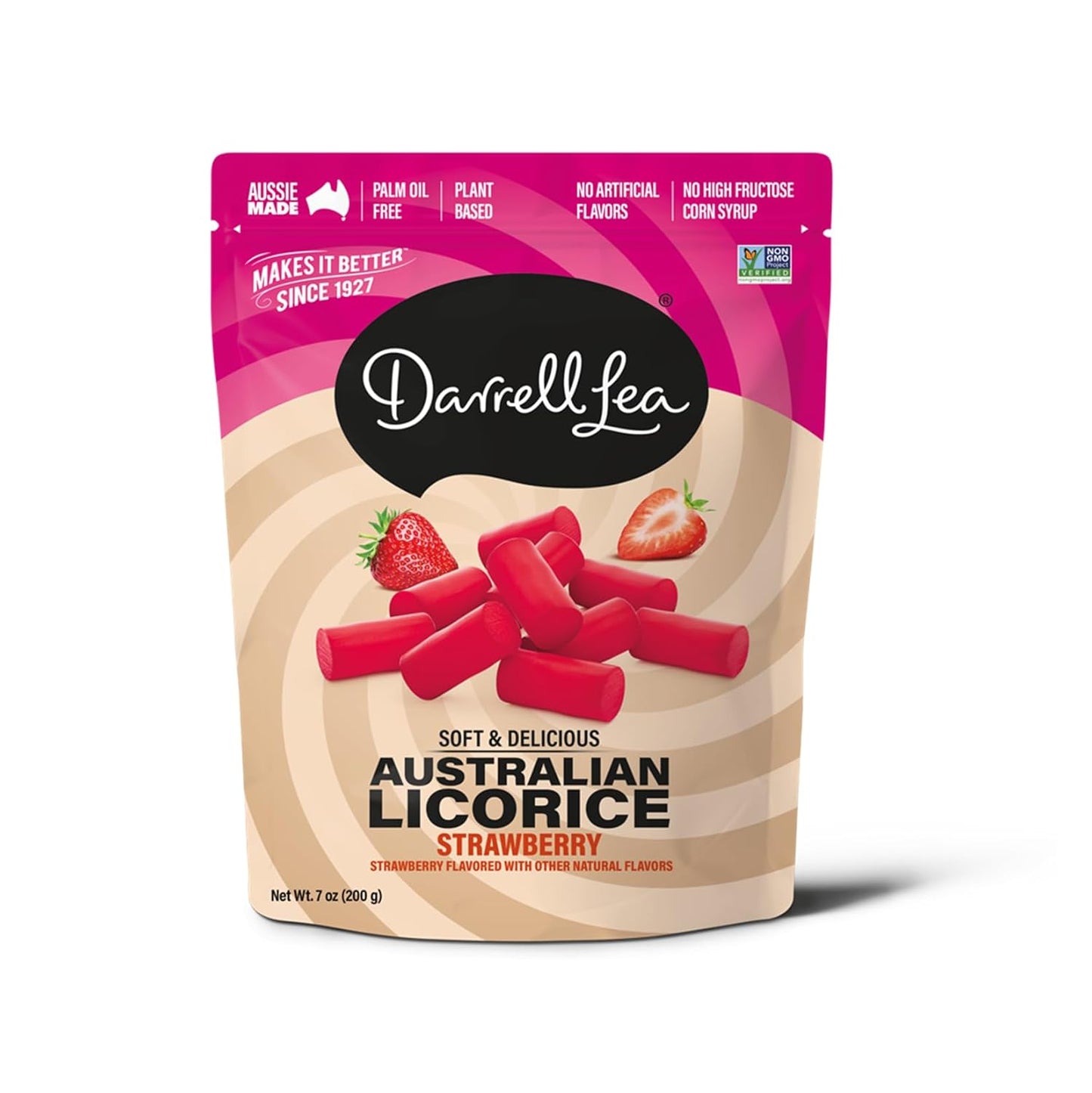 soft and chewy licorice texture made with wheat flour and wheat glucose syrup
