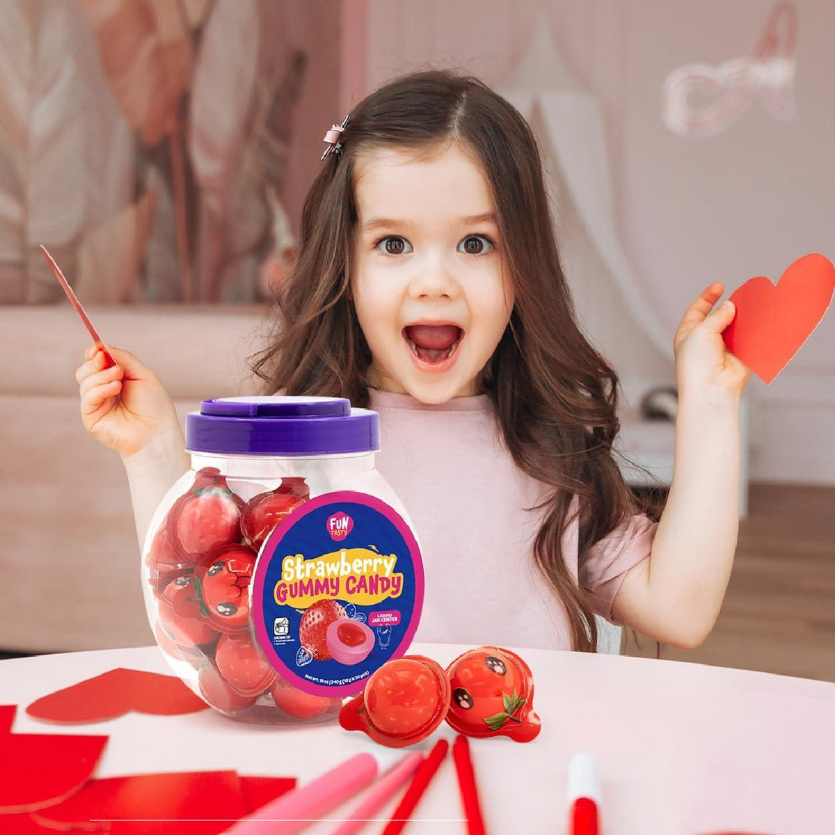 soft chewy candy consistency with bold strawberry flavor