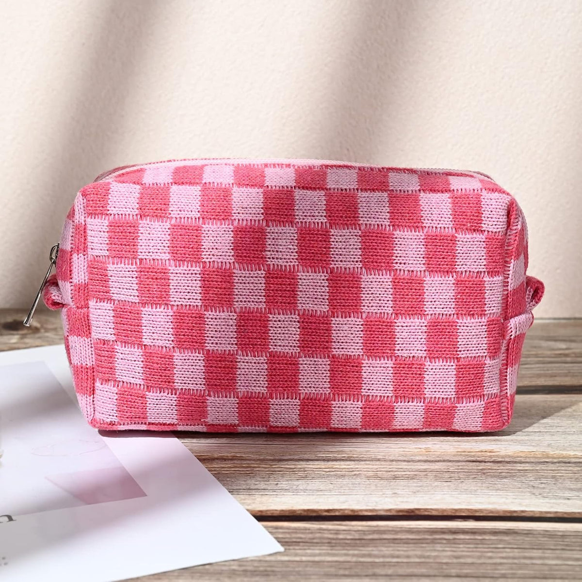 SOIDRAM Simple Canvas Makeup Pouch Set – Intentional Toiletry Storage in Two Sizes for the Less-Is-More Traveler