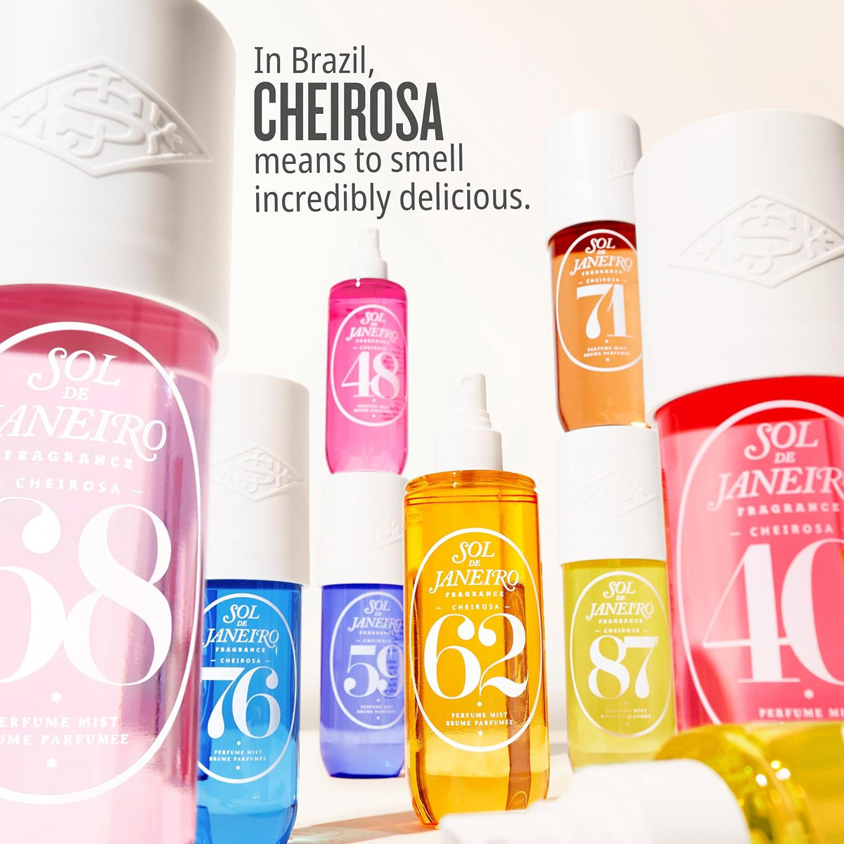 Sol de Janeiro Hair & Body Perfume Mist – Gym Locker Scent Refresh, Hair-Safe Post-Workout Fragrance Mist