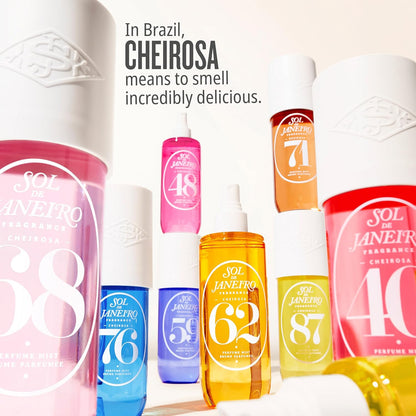 Sol de Janeiro Hair & Body Perfume Mist – Gym Locker Scent Refresh, Hair-Safe Post-Workout Fragrance Mist