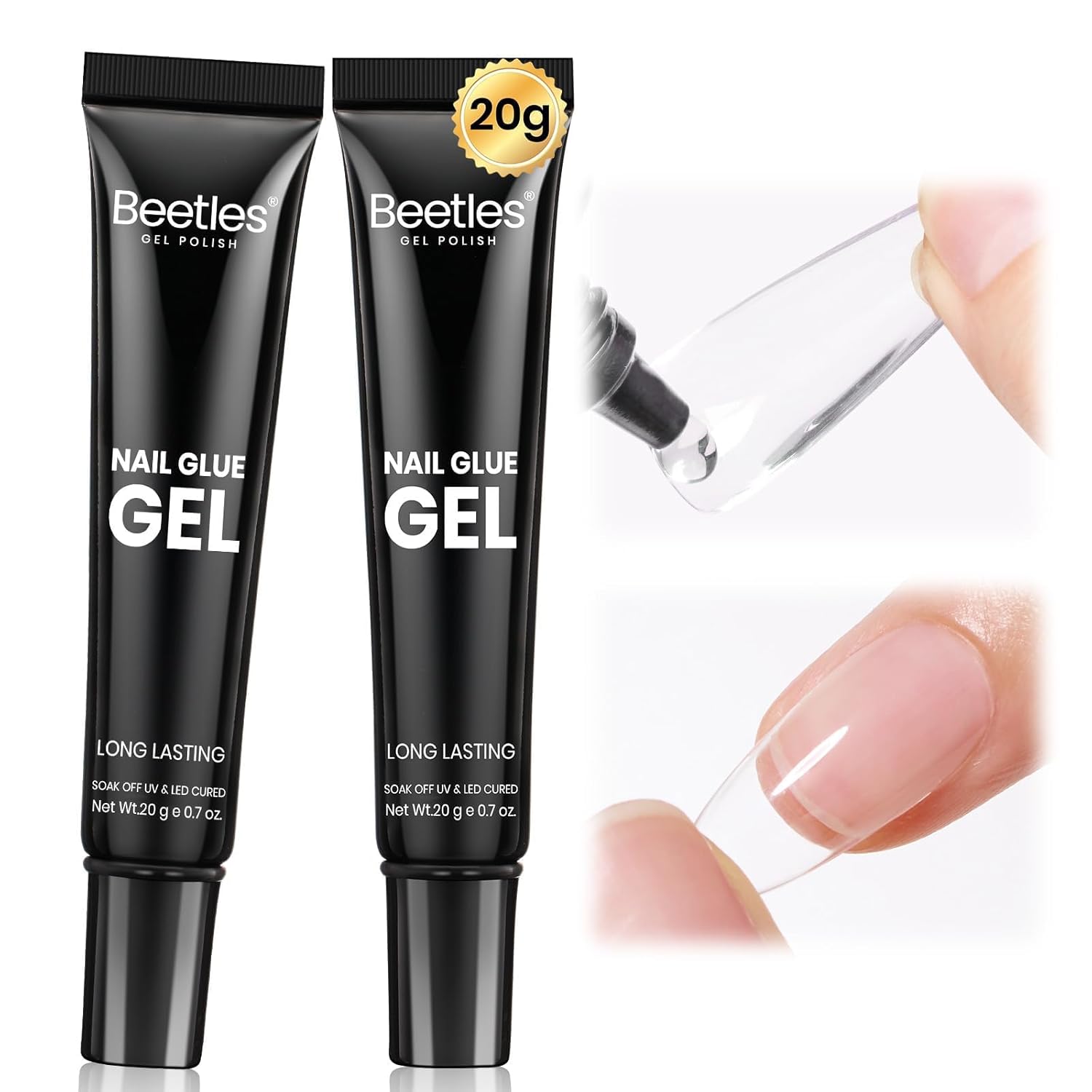 solid uv-curable gel formula that requires a uv/led lamp to set (plus a uv-free semi-solid variant option)