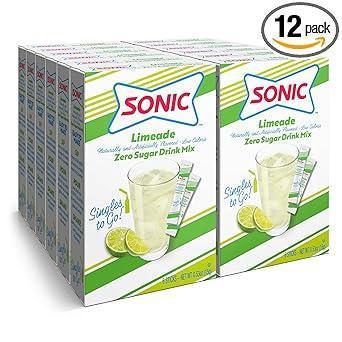 Sonic Singles To Go Variety Pack Powdered Drink Mix – Zero-Sugar Hydration for Long Meetings and Study Sessions