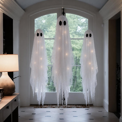 Sopoak Halloween Ghost Lights with 8 Lighting Modes - Modern Seasonal Decor for Den, Hallway and Staircase