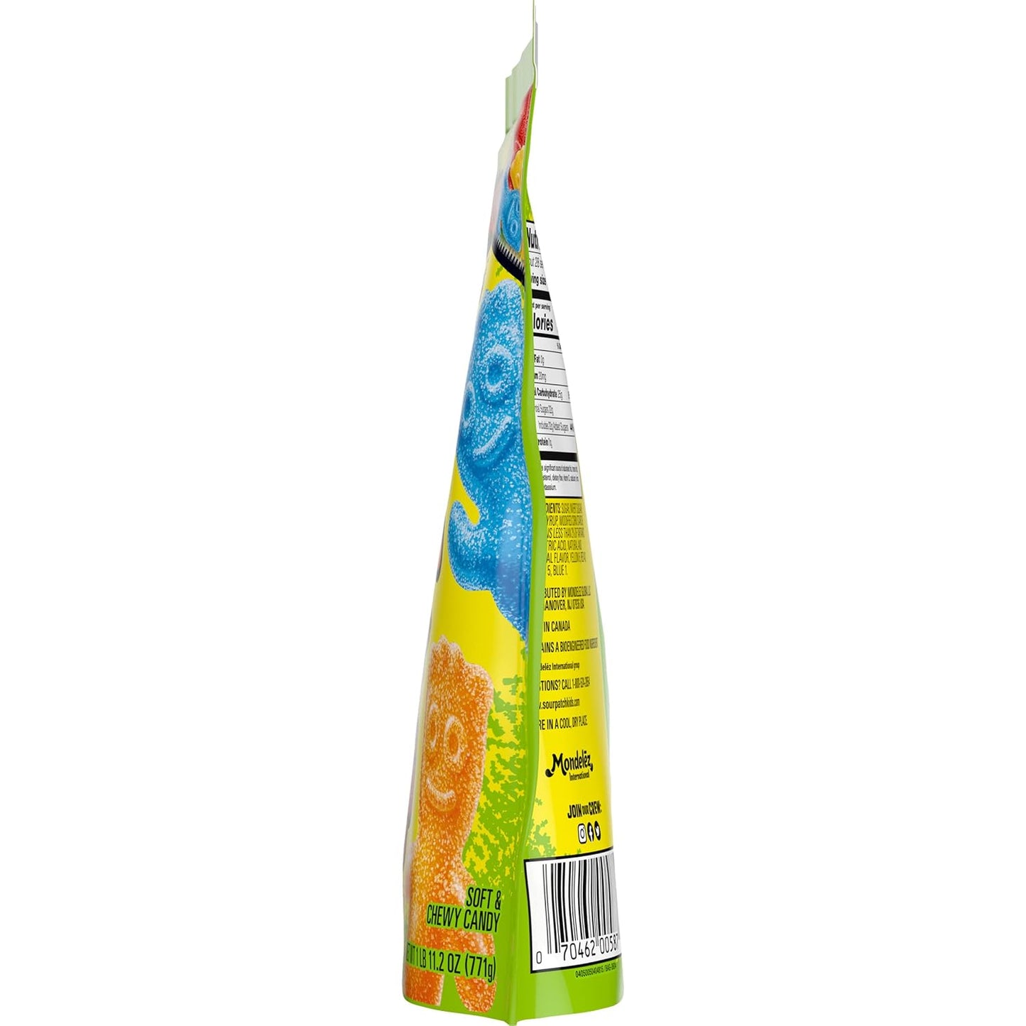 SOUR PATCH KIDS Big Kids Sour Candy, Shareable Outdoor Movie Night Treat, 1.7 lb