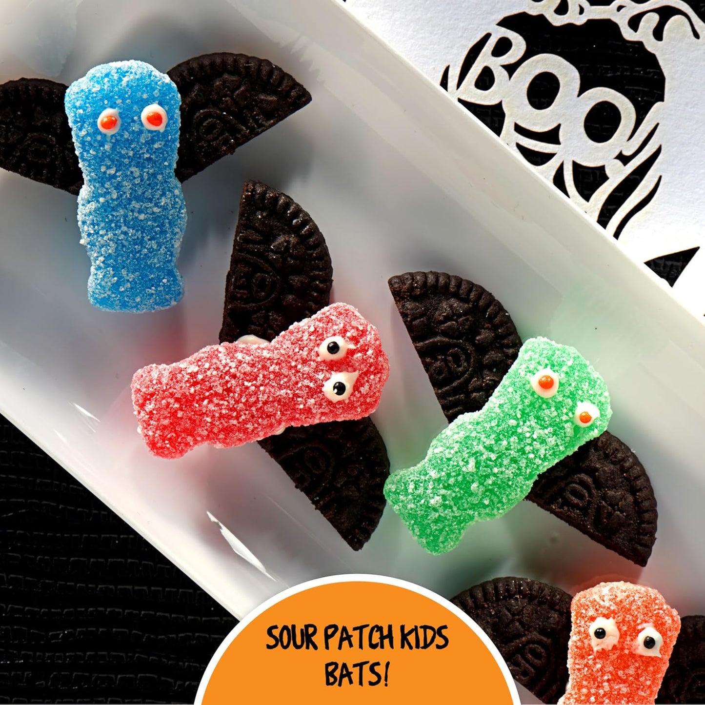 SOUR PATCH KIDS Halloween Variety Pack - 40 Individually Sealed Bags for Effortless One-Step Trick or Treat Handouts