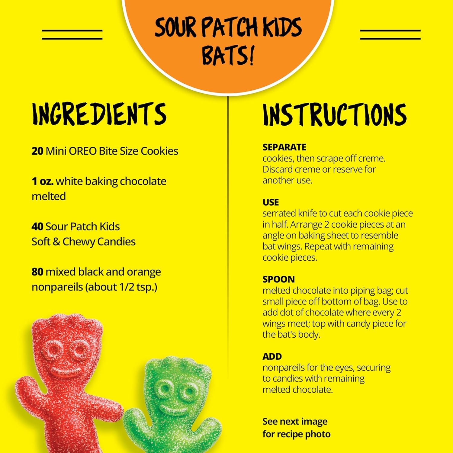 SOUR PATCH KIDS Halloween Variety Pack - 40 Individually Sealed Bags for Effortless One-Step Trick or Treat Handouts
