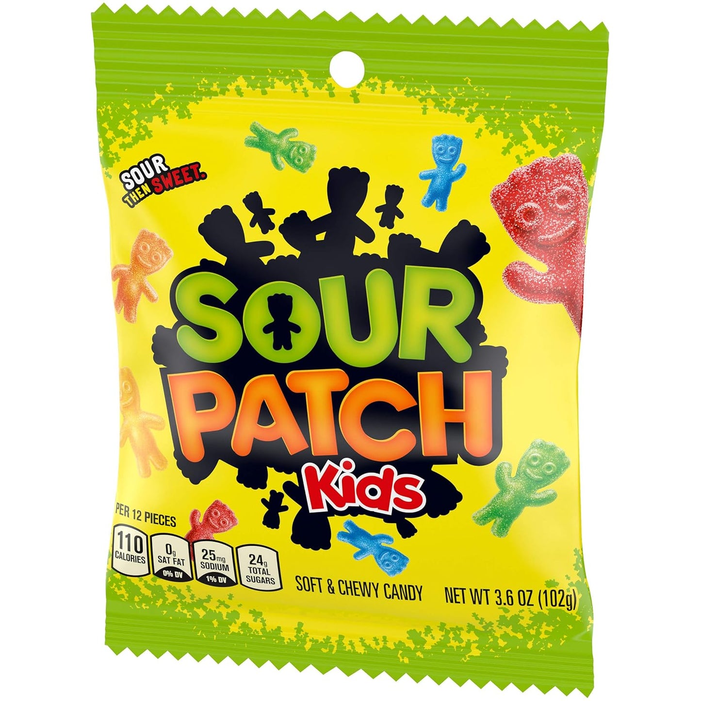 Sour Patch Kids Original Soft & Chewy Candy Sealed Bags – Outdoor Birthday Party Favor and Backyard Movie Night Candy Bowl