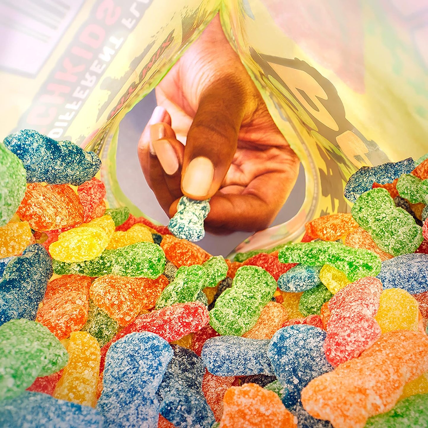 Sour Patch Kids Original Soft & Chewy Candy Sealed Bags – Outdoor Birthday Party Favor and Backyard Movie Night Candy Bowl