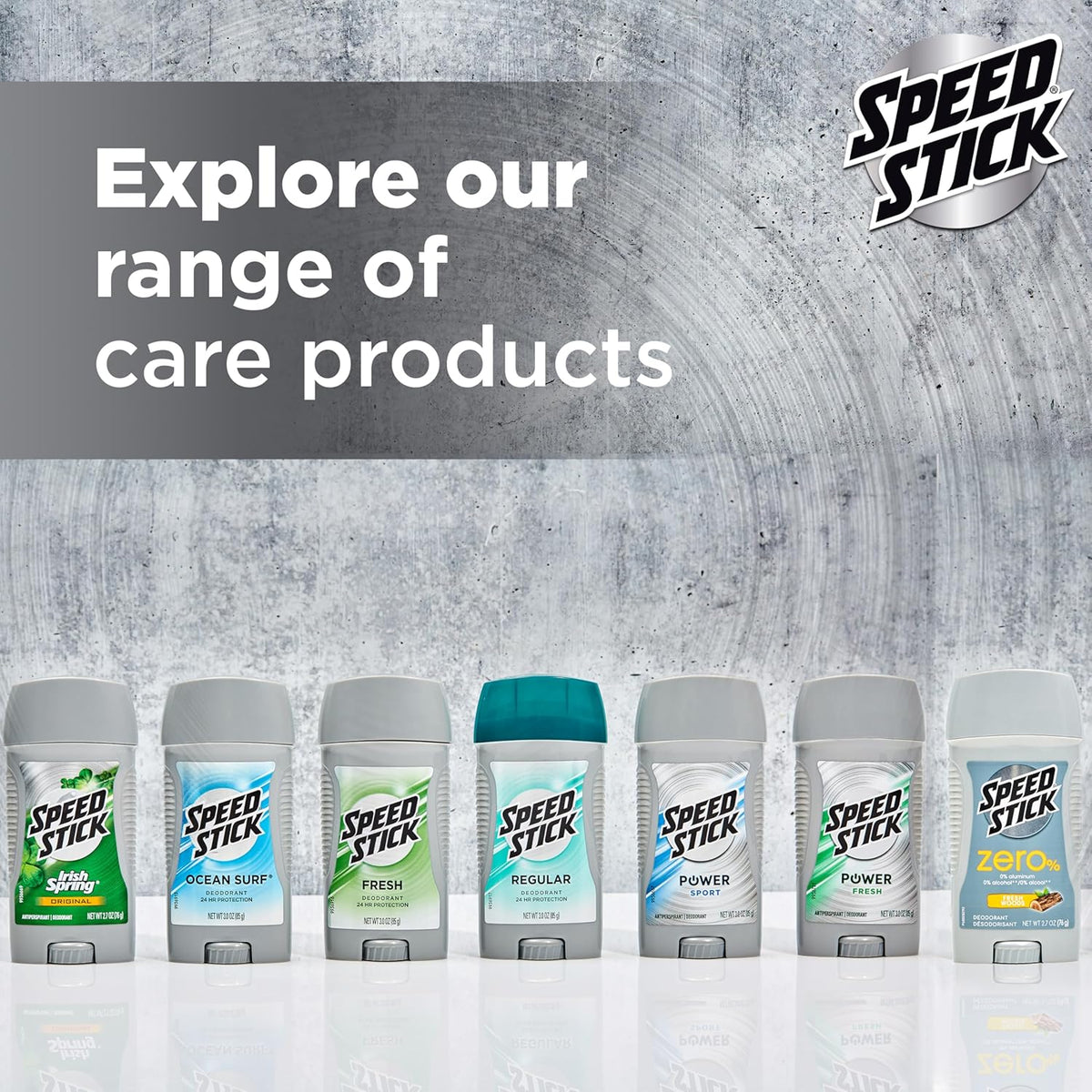 Speed Stick Men's Deodorant – Thoughtful Holiday Gift for College Students and Brothers, 4 Pack