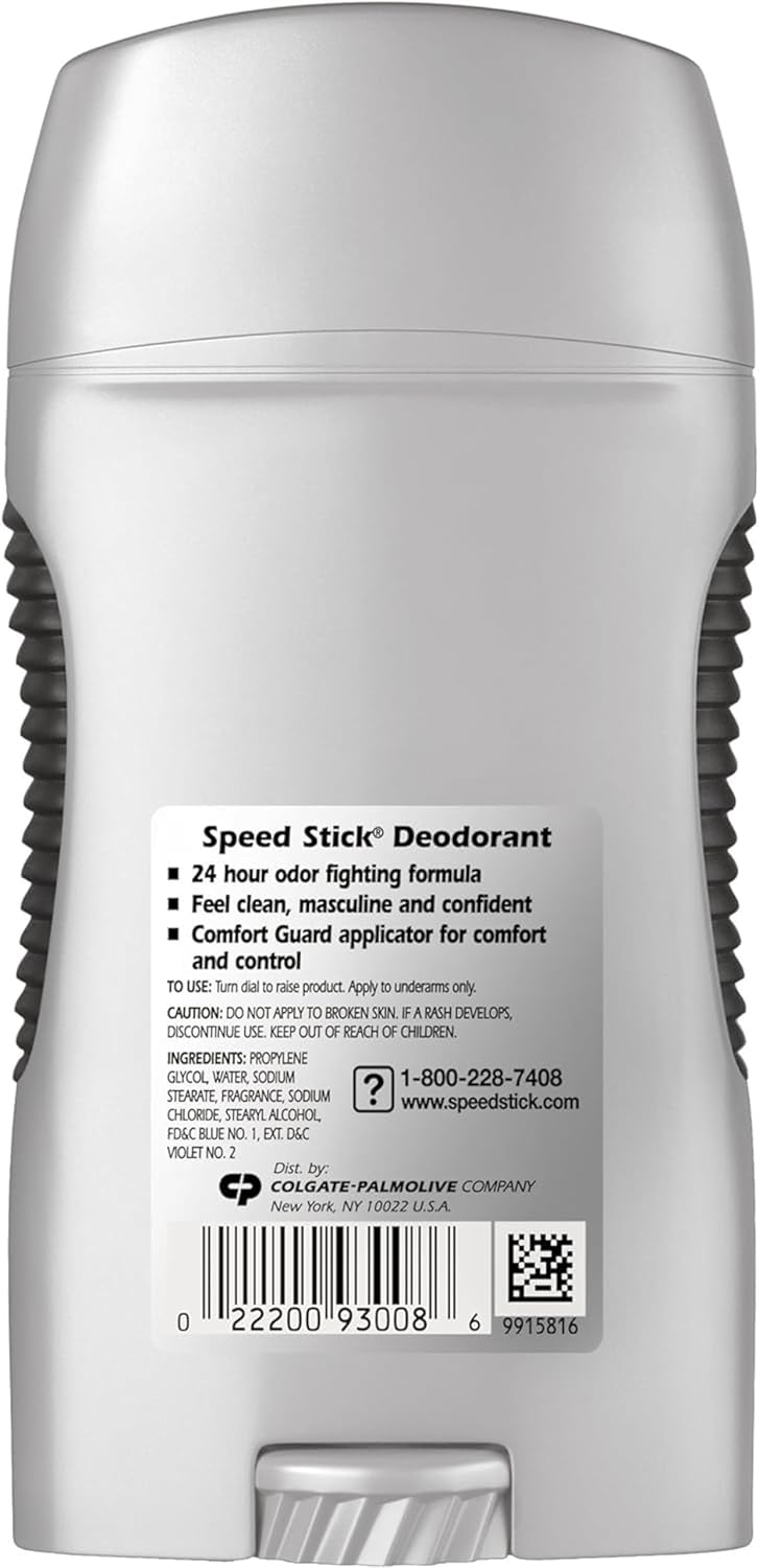Speed Stick Solid Deodorant Ocean Surf – Post-Workout Freshness Ritual for Active Men, Twin Pack