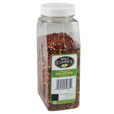 Spice Classics Crushed Red Pepper, 12 oz Deep Red Chili Flakes for Gourmet Pizza Finishing and Seafood Pairings