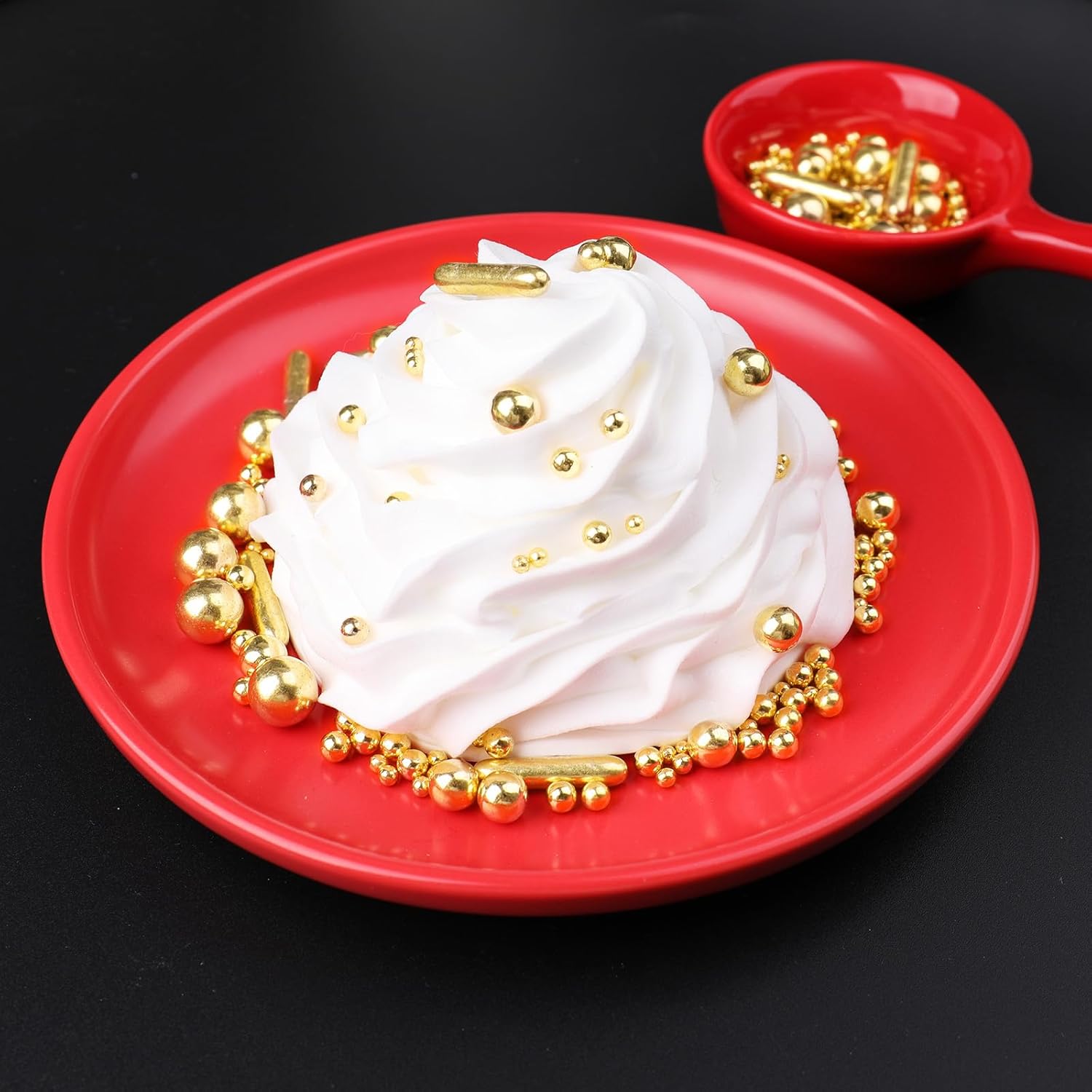 Sprinkles – Designer Pearl Rod and Star Sprinkles for Cozy Home Baking Aesthetics, 130g Resealable