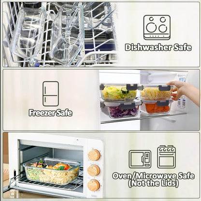 stackable, uniform rectangular form factor for tight cabinet and fridge packing