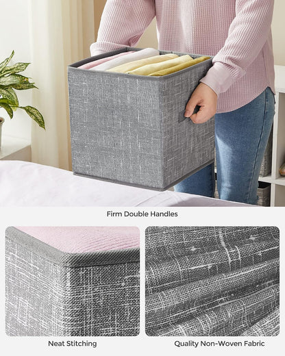standardized 10.2" x 10.2" x 11" footprint that fits 11"+ cube organizer openings