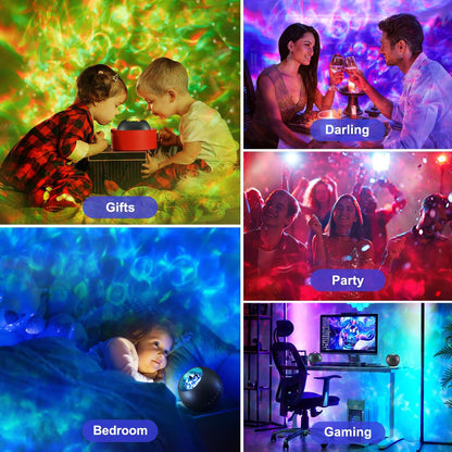 Star Night Light Projector – Minimalist LED Galaxy Light with USB Power and Simple Remote for Clutter-Free Spaces