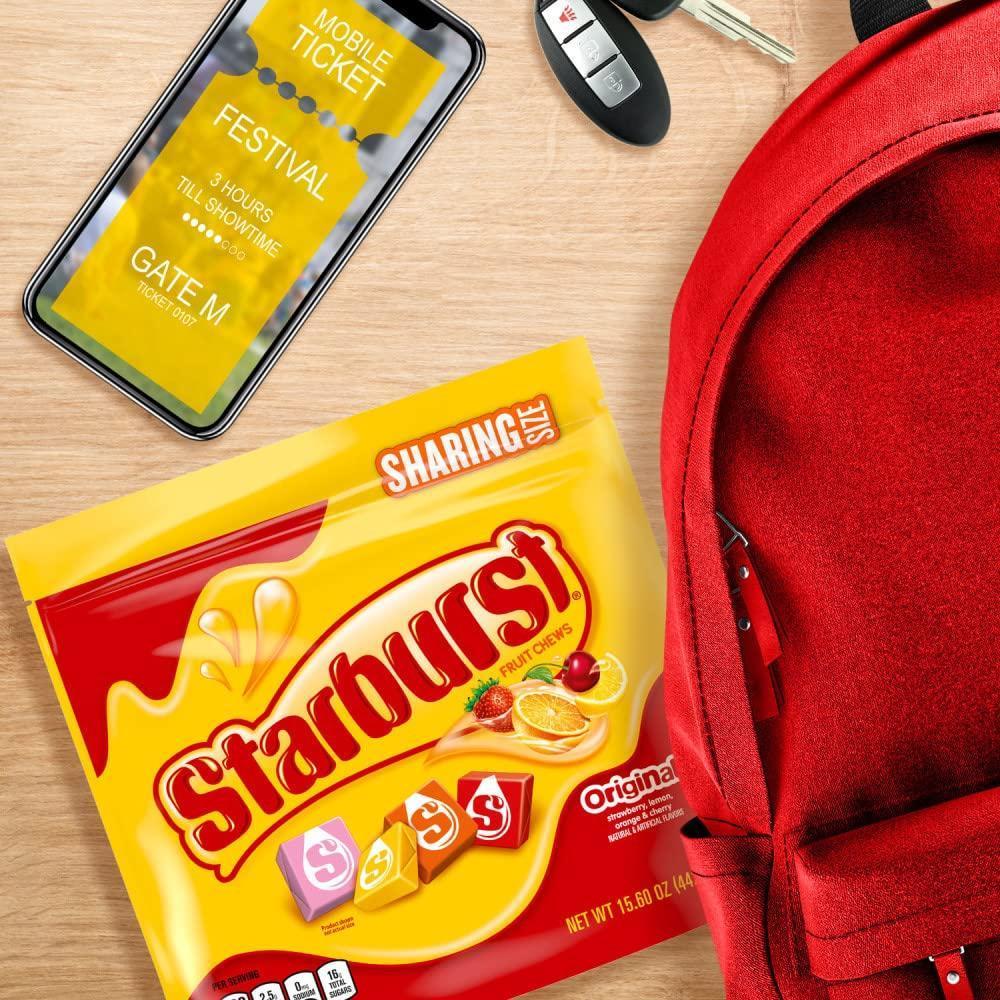 Starburst Chewy Variety Pack – Study Snack and Focus Ritual Fuel for Remote Workers and Students, 15.6 oz Bag