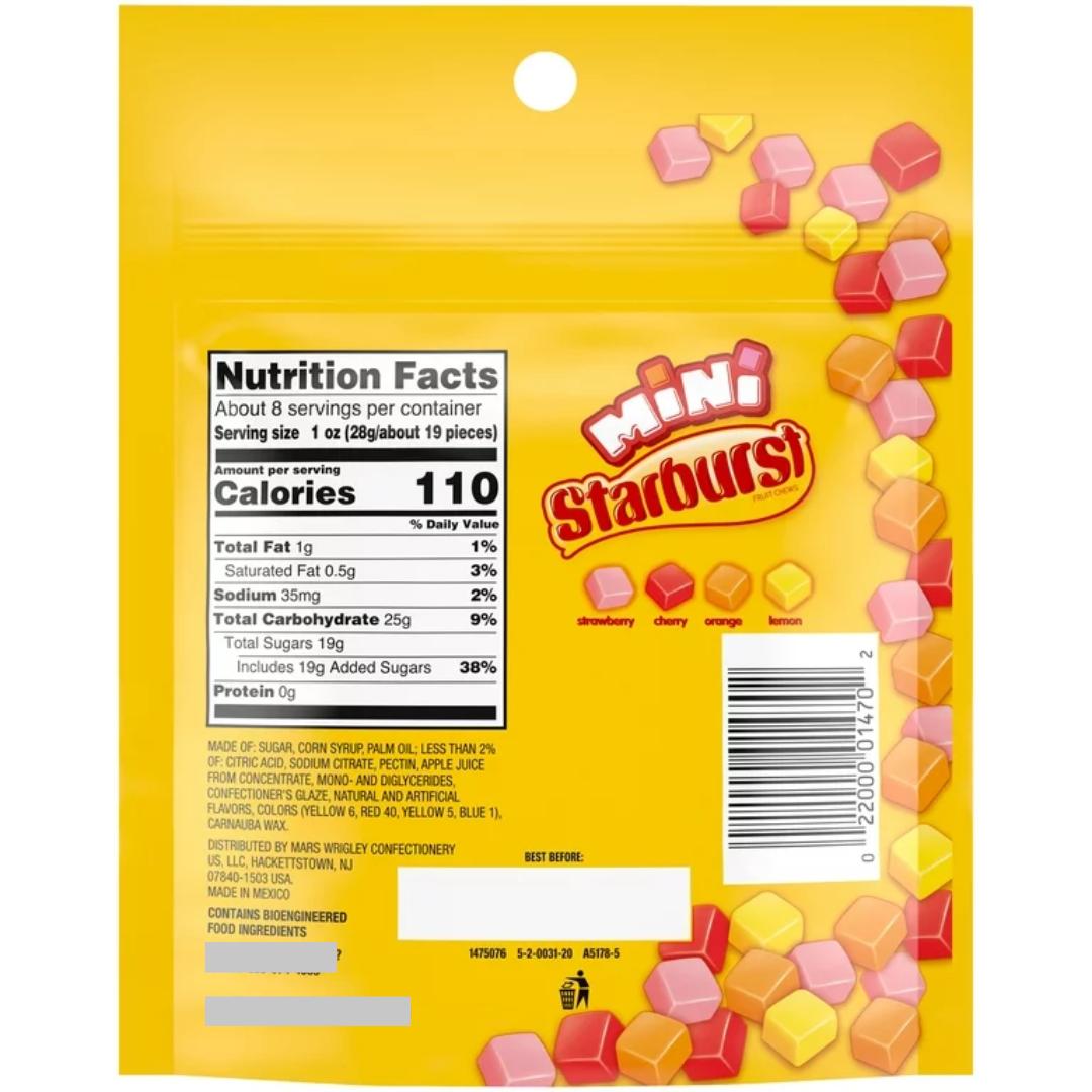 STARBURST Original Minis Chewy Candy – Gluten Free & Allergen Free Chewy Treat, Bulk Mini Pack