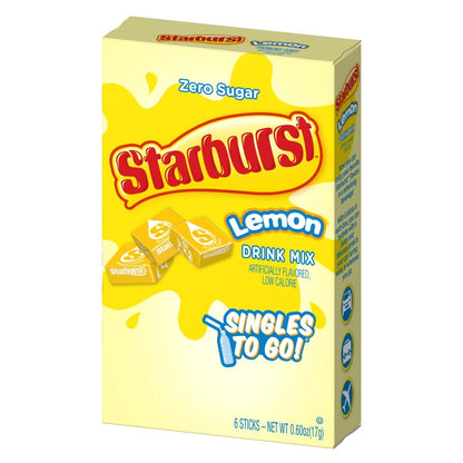 Starburst Singles To Go Sugar Free Variety Pack – Giftable Drink Mix Bundle for College Students, Teachers, and Busy Friends