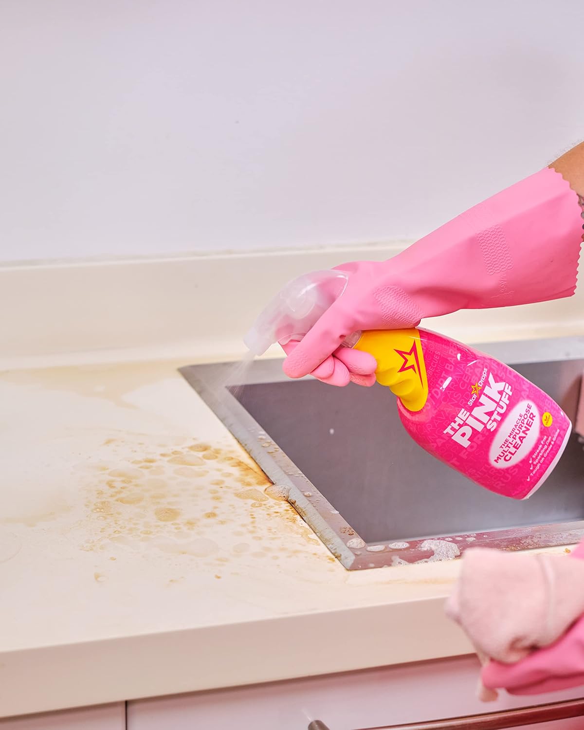 Stardrops Pink Stuff Multi-Purpose Cleaning Spray 750ml 3-Pack – Driveway Bricks, Outdoor Cushions, and Garden Tools