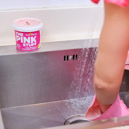 Stardrops The Pink Stuff All-Purpose Paste & Sponge – Entryway and Hallway Floor Cleaner for a Polished, Photographer-Ready Home