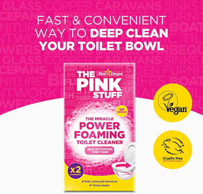 Stardrops The Pink Stuff Bathroom Cleaning Kit – Spa-Style Reset for the Master Bath, Rhubarb Scent for a Wind-Down Routine