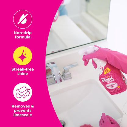 Stardrops – The Pink Stuff Ultimate Cleaning Pack – Mindful Cleaning Ritual Set for a Spa-Like Bathroom Refresh