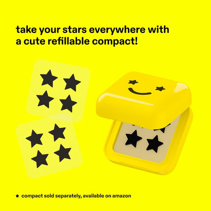 Starface Hydro-Star Black Pimple Patches – Parent Approved Teen Skincare Refill, Sensitive Skin Friendly