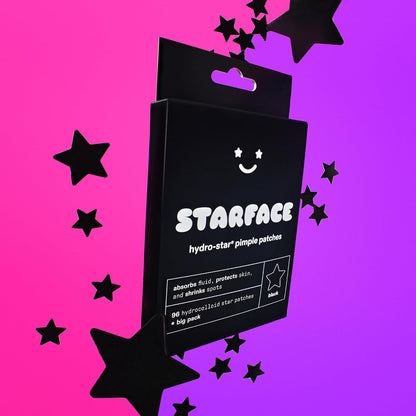 Starface Hydro-Star Black Pimple Patches – Parent Approved Teen Skincare Refill, Sensitive Skin Friendly