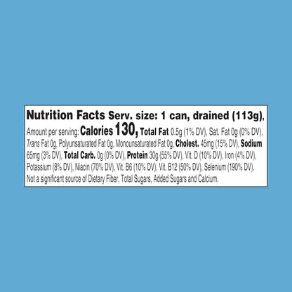 StarKist Selects No Salt Added Chunk White Albacore Tuna in Water - 4.5 oz Can for Uncluttered Keto and Paleo Routines