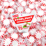 Starlight Peppermint Mints – Workplace Break Room and Reception Desk Candy Dish Supply, 75 Count Bulk Bag