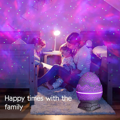 Starlux Dinosaur Egg Nebula Light – Child-Friendly Sleep Companion for Playroom and Shared Sibling Room