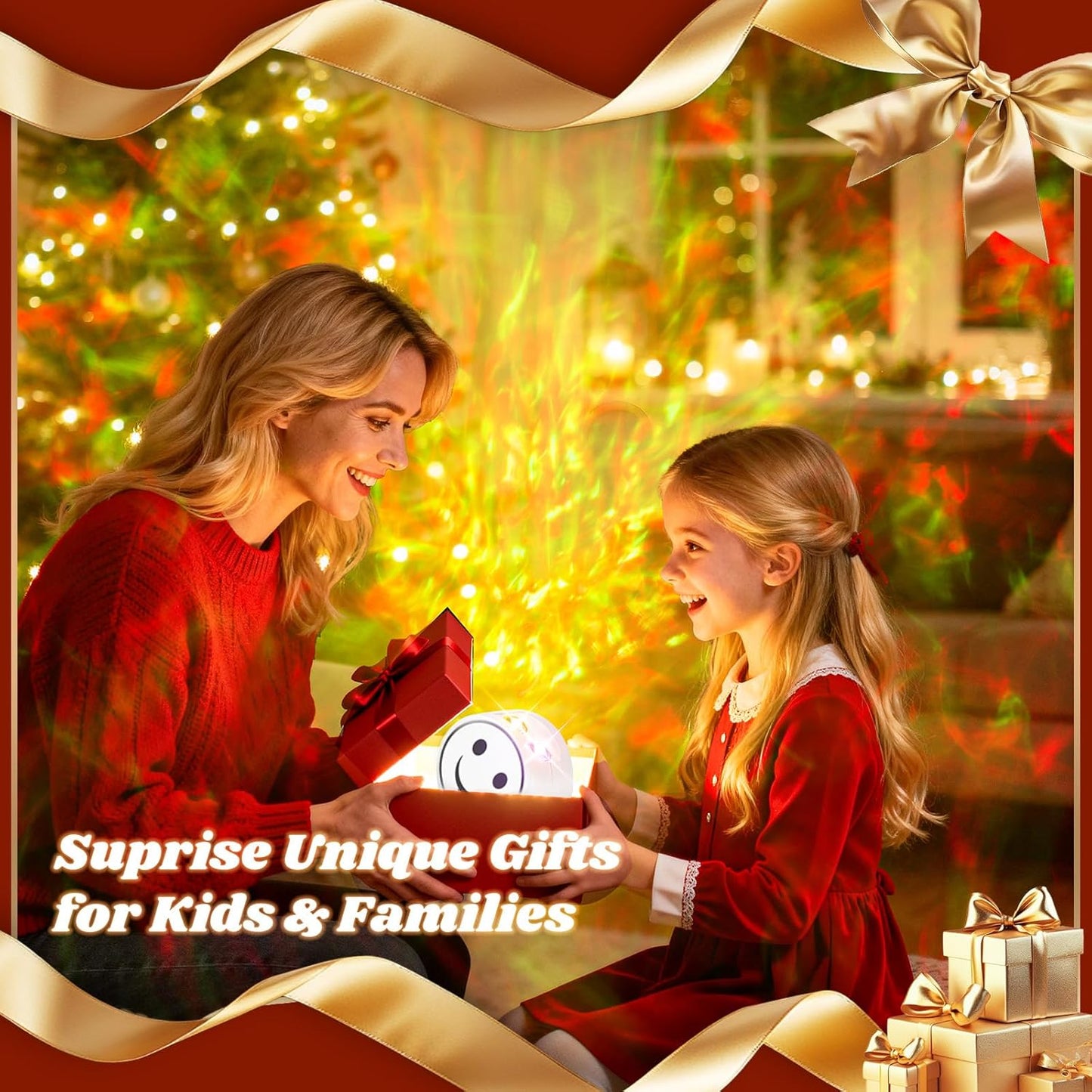 StarryGlow Star Light Projector – Smoke-Free, Fire-Free Alternative to Candles for Bedside and Mantel