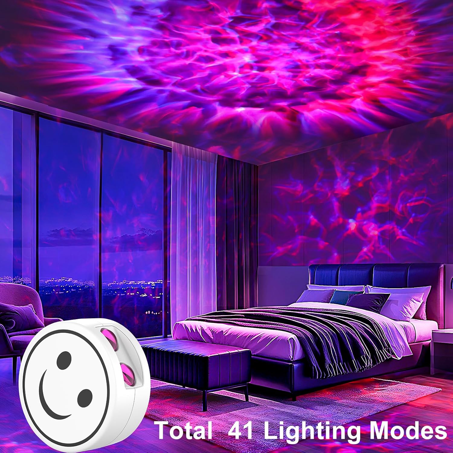 StarryGlow Star Light Projector – Smoke-Free, Fire-Free Alternative to Candles for Bedside and Mantel