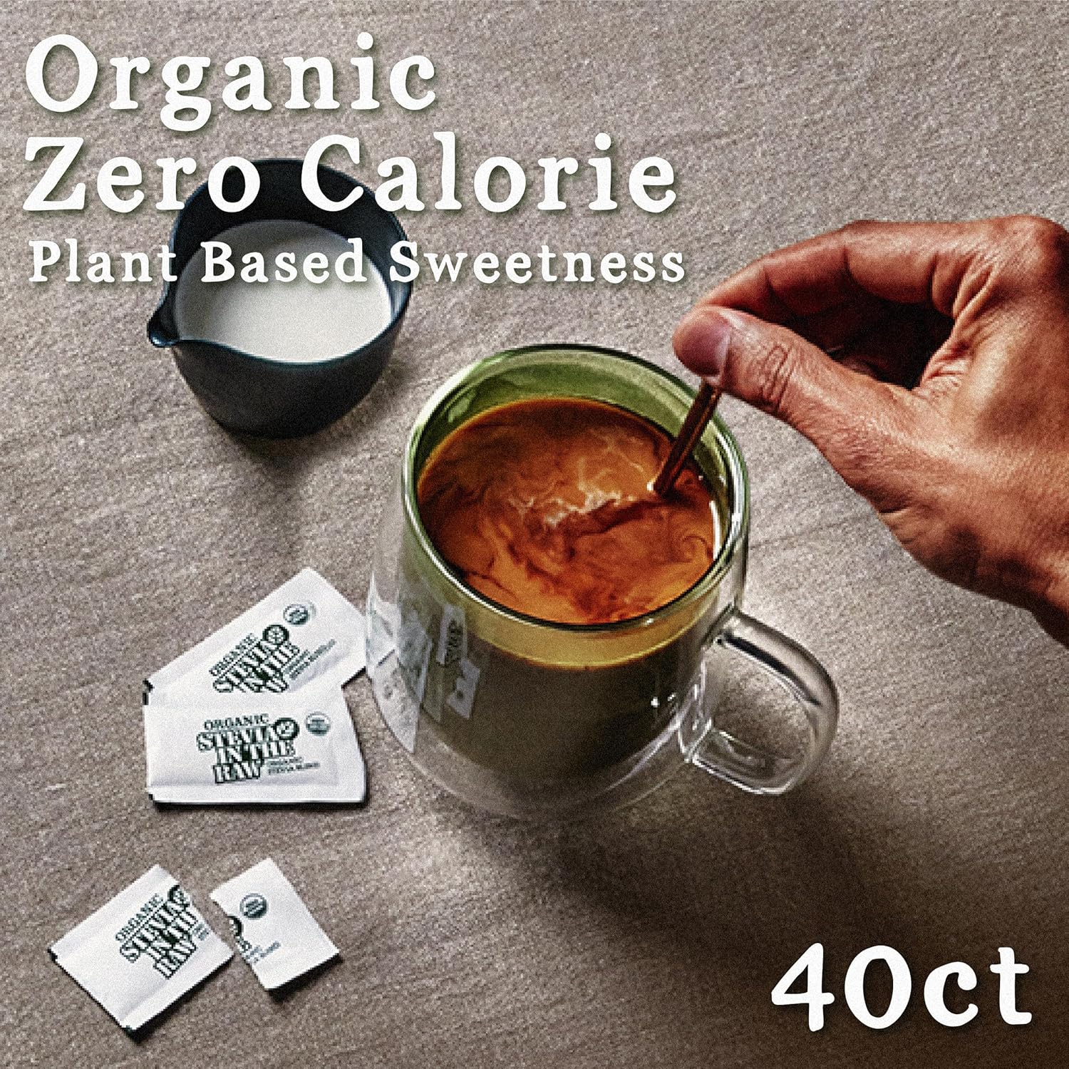 Stevia In The Raw Organic Stevia Sweetener Packets – Less-Is-More Sugar Alternative for Intentional Home Brewing