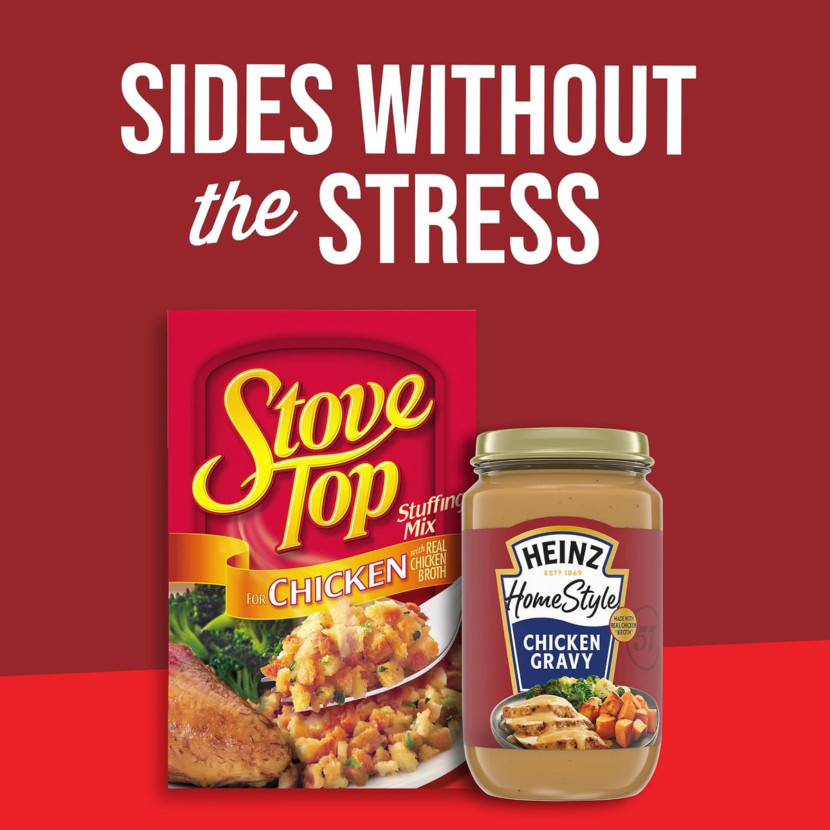 Stove Top Chicken Stuffing 6 oz Pouch – Comforting Side for Family Dinners, Potlucks, and After-School Snacks