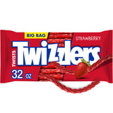 TWIZZLERS Twists Strawberry Chewy Candy – Nursery and Pantry Treat for Children, 16 oz Bag
