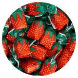 Hampton Popcorn & Candy Company Strawberry Bon Bons Hard Candy – Office Reception and Break Room Candy Dish, Bulk Strawberry Hard Candy