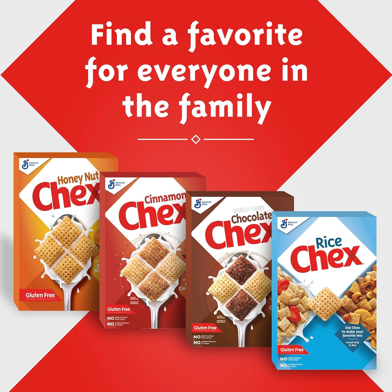 Strawberry Vanilla Chex Whole Grain Rice Cereal – Strictly Gluten Free Breakfast for Sensitive Eaters