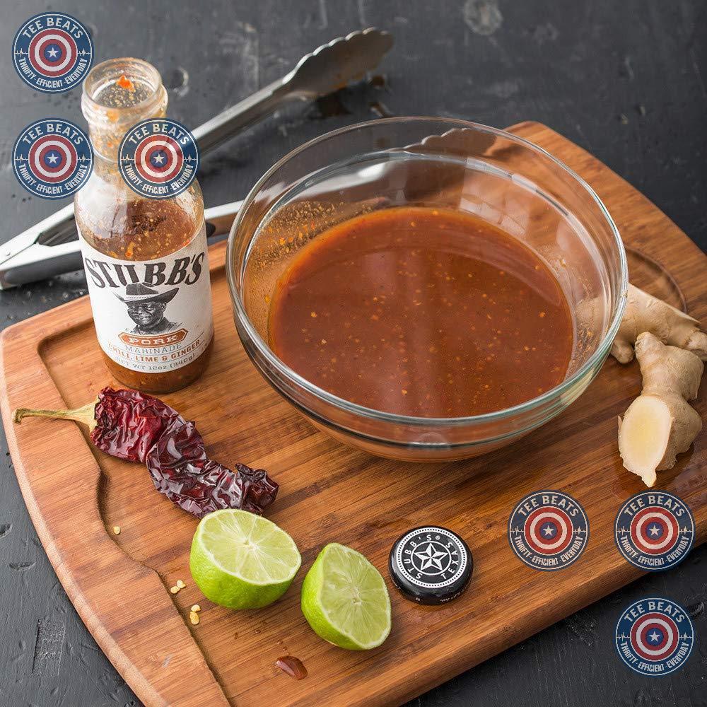 Stubb's Chiles, Lime & Ginger Pork Marinade, 12 oz – Simple, Single-Bottle Flavor for Pork, Chicken, Steak, and Veggies