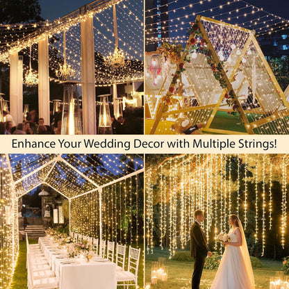 suddus Warm White String Lights – Romantic Valentine's Day Gift for Women, Dimmable Bedroom Decor 33ft 100 LED