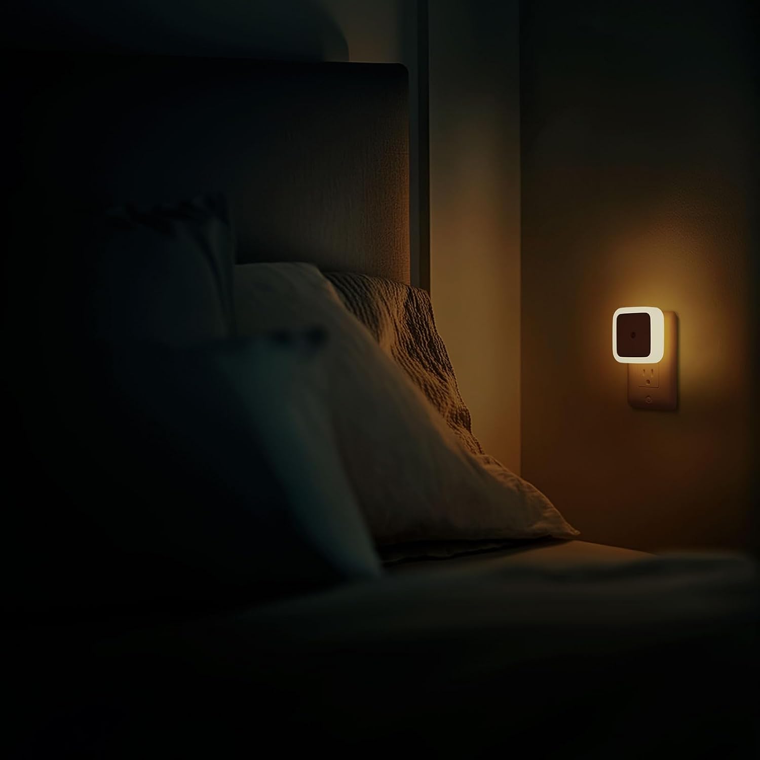 Sujeet Kids Night Light Plug into Wall – Color Changing Nursery Nightlamp, 4-Pack for Toddler and Baby Room