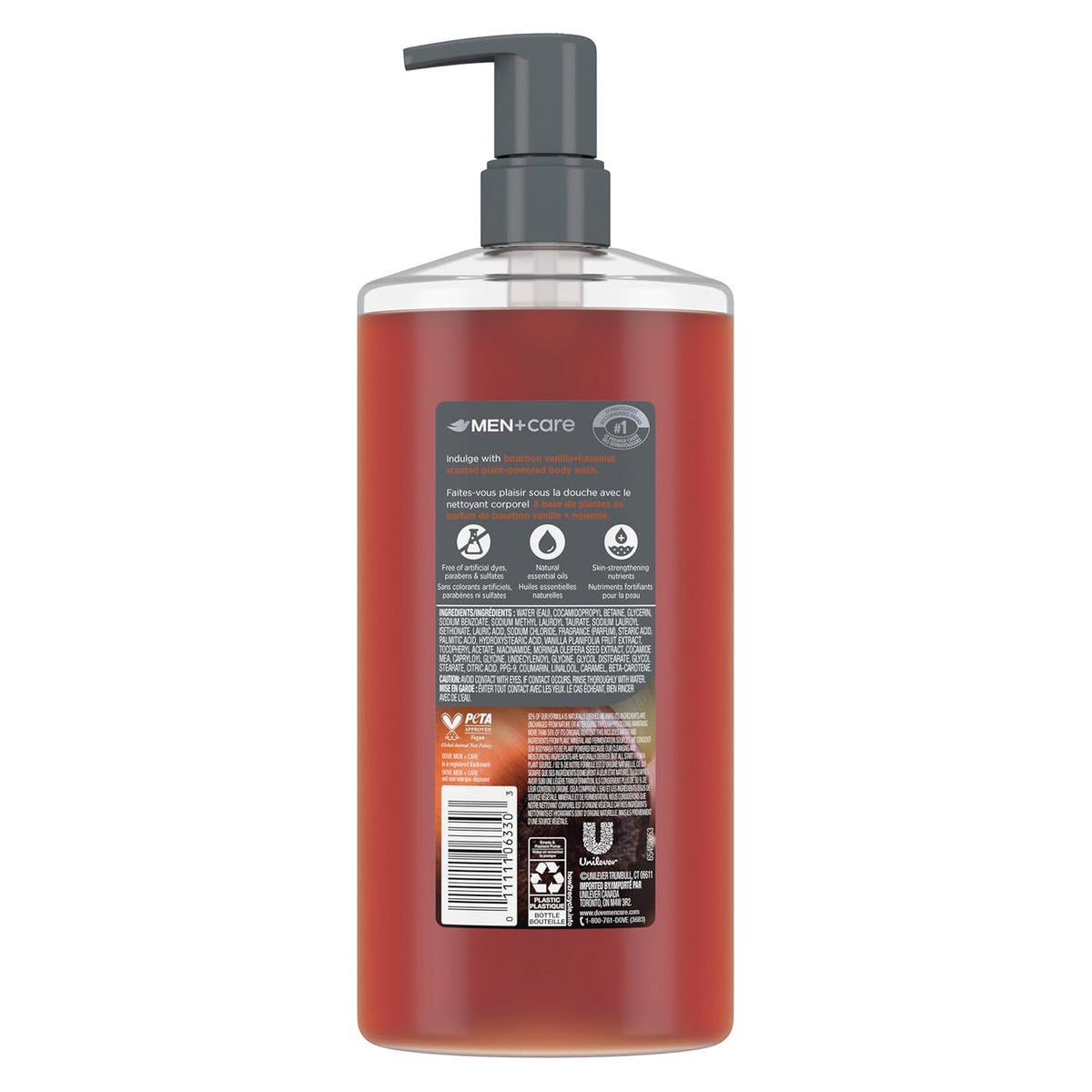 sulfate-free, paraben-free, and dye-free clean formulation
