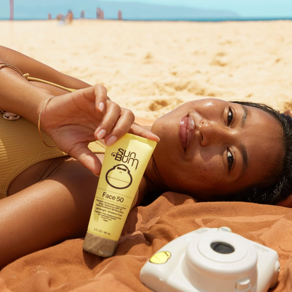 Sun Bum Original Sunscreen Face - Clutter Free Daily Sun Protection - Single Bottle Travel Size 3 oz