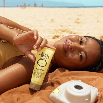Sun Bum Original Sunscreen Face - Clutter Free Daily Sun Protection - Single Bottle Travel Size 3 oz