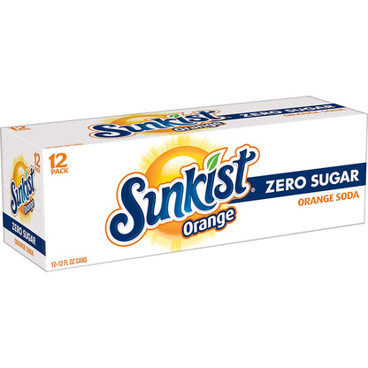 Sunkist Zero Sugar Orange Soda – Stocking Stuffer and Holiday Party Pick for Soda Fans