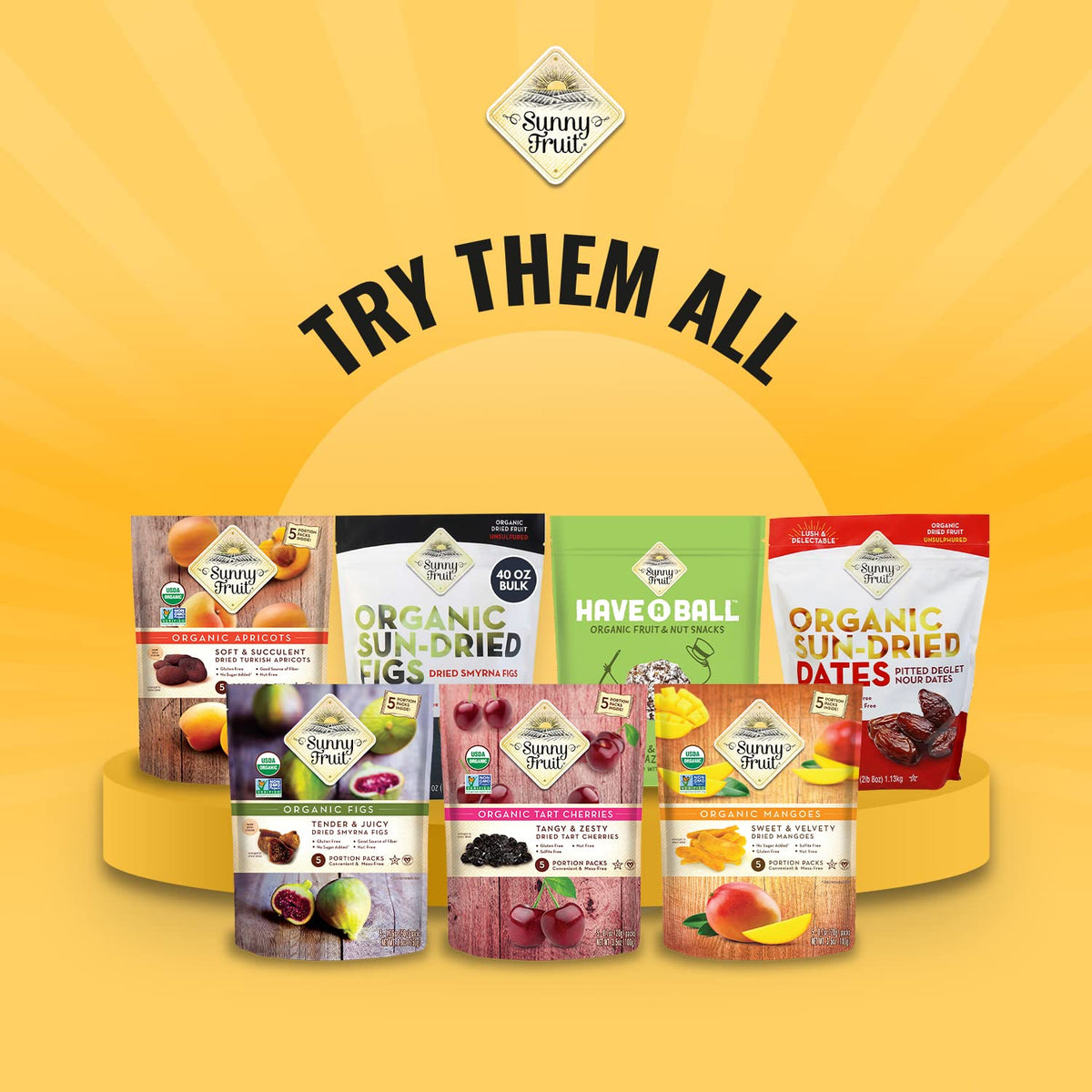 Sunny Fruit Sun-Dried Pitted Prunes – Calming Potassium-Rich Snack for Mindful Afternoon Breaks